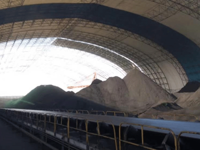 瓦房店煤棚料仓网架